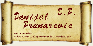 Danijel Prunarević vizit kartica